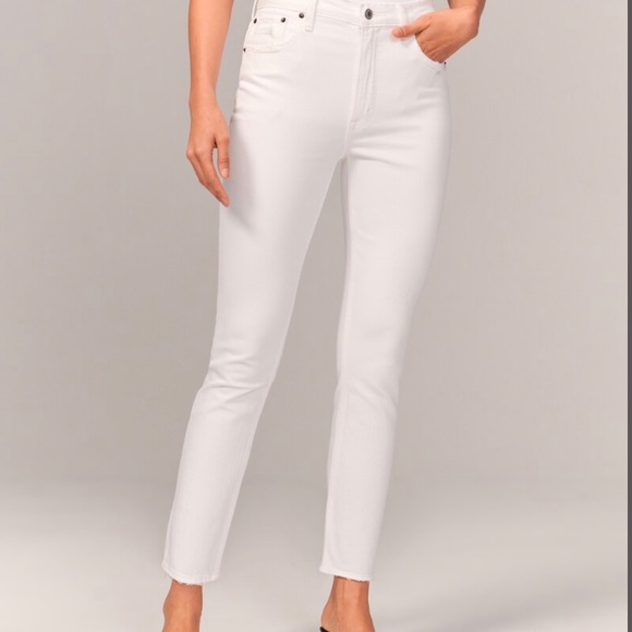 Abercrombie White Skinny Jeans - Picture 1 of 4